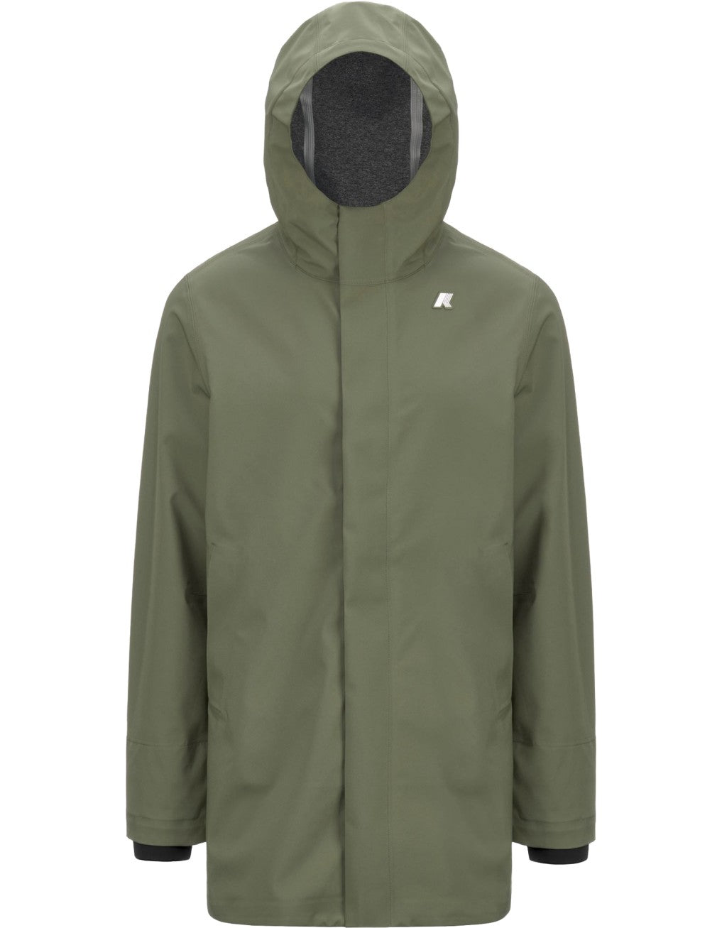 Trench Tommy Bonded Jersey Green Lichen