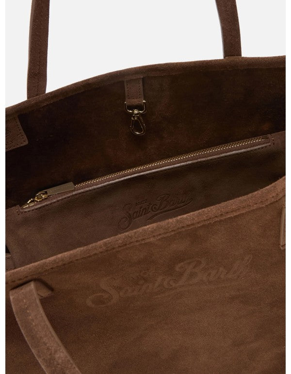 City Bag Suede Brown
