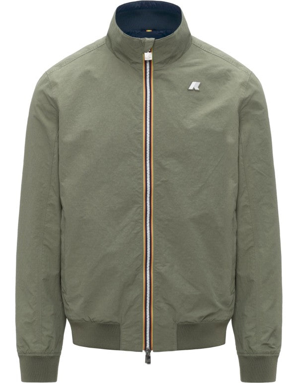 Giacca Arsene Cotton Double Green Lichen - Blue Insignia