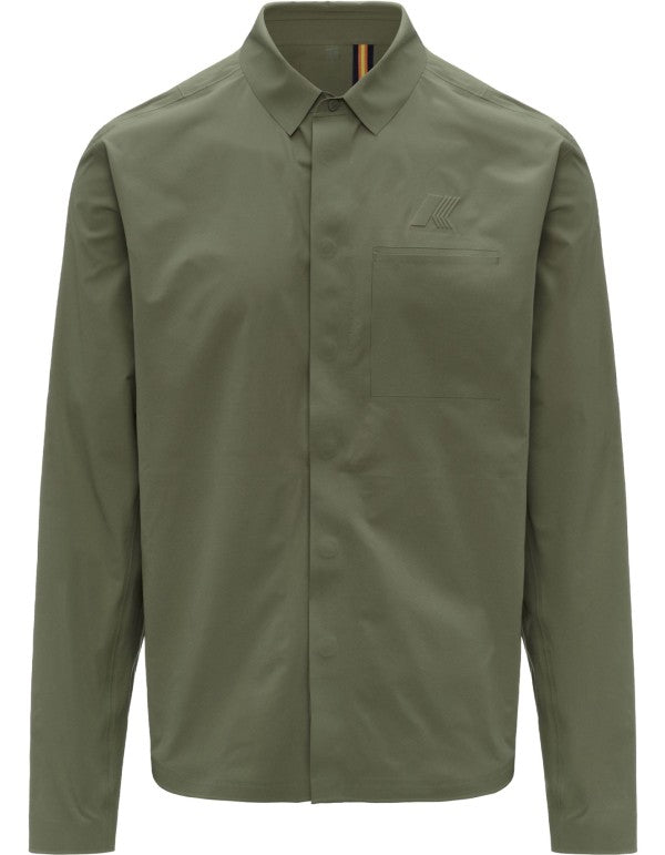 Giacca Overshirt Sharrie Tech Green Lichen