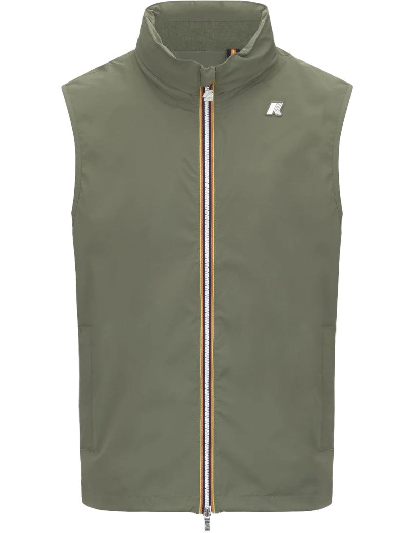 Valen Stretch Nylon Jersey Green Lichen Vest