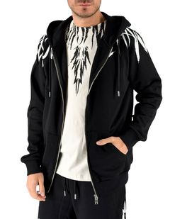 White Wings Logo Full Zip Hoodie