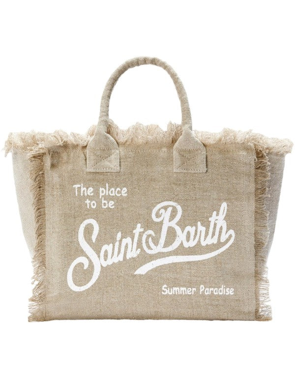 Borsa Colette In Lino Beige