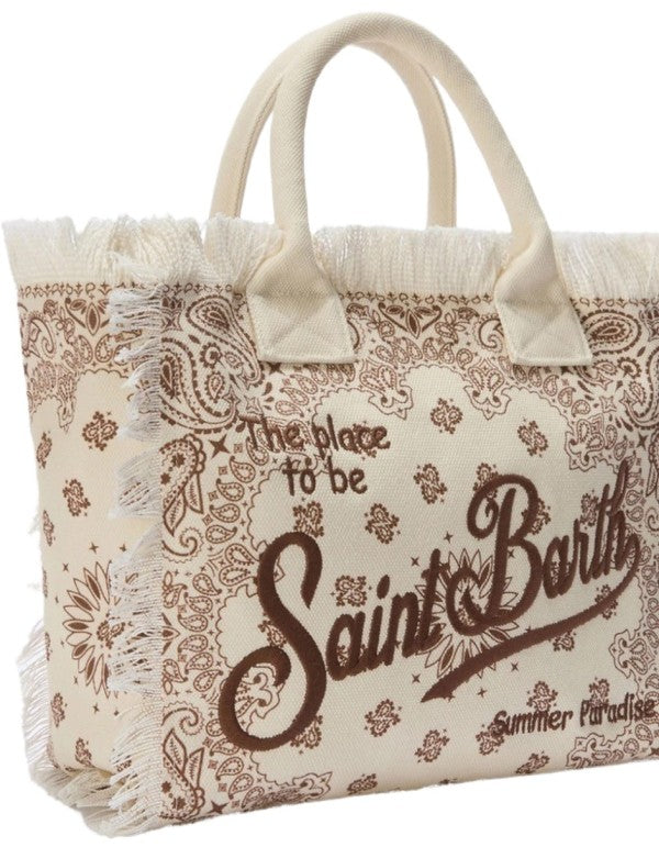 Borsa Vanity Bandanna Round 10 Emb