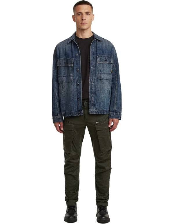 Pantaloni Rovic Zip 3d Regular Tapered Asfalt