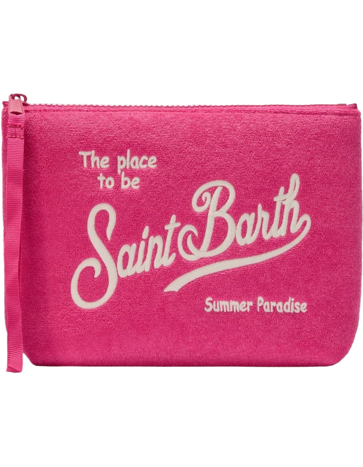 Aline Sponge Terry 77 Emb. clutch bag