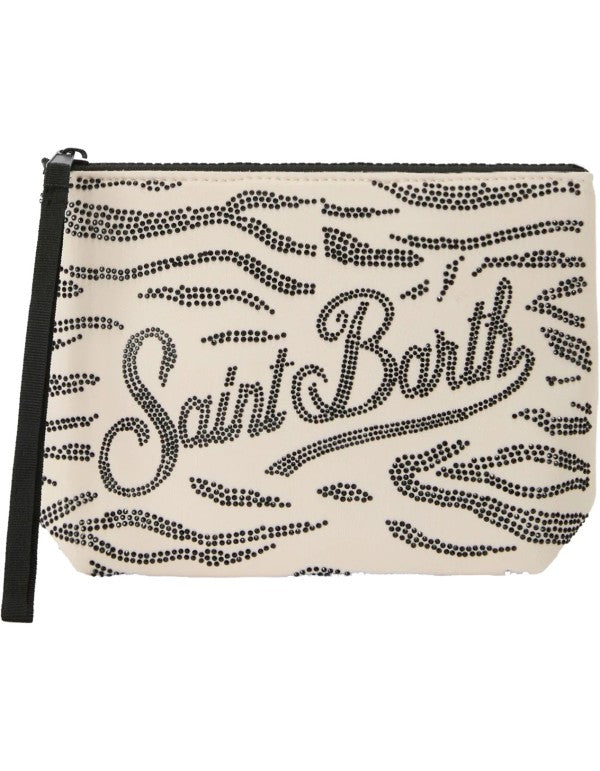 Aline Strass Zebra 1000 clutch bag