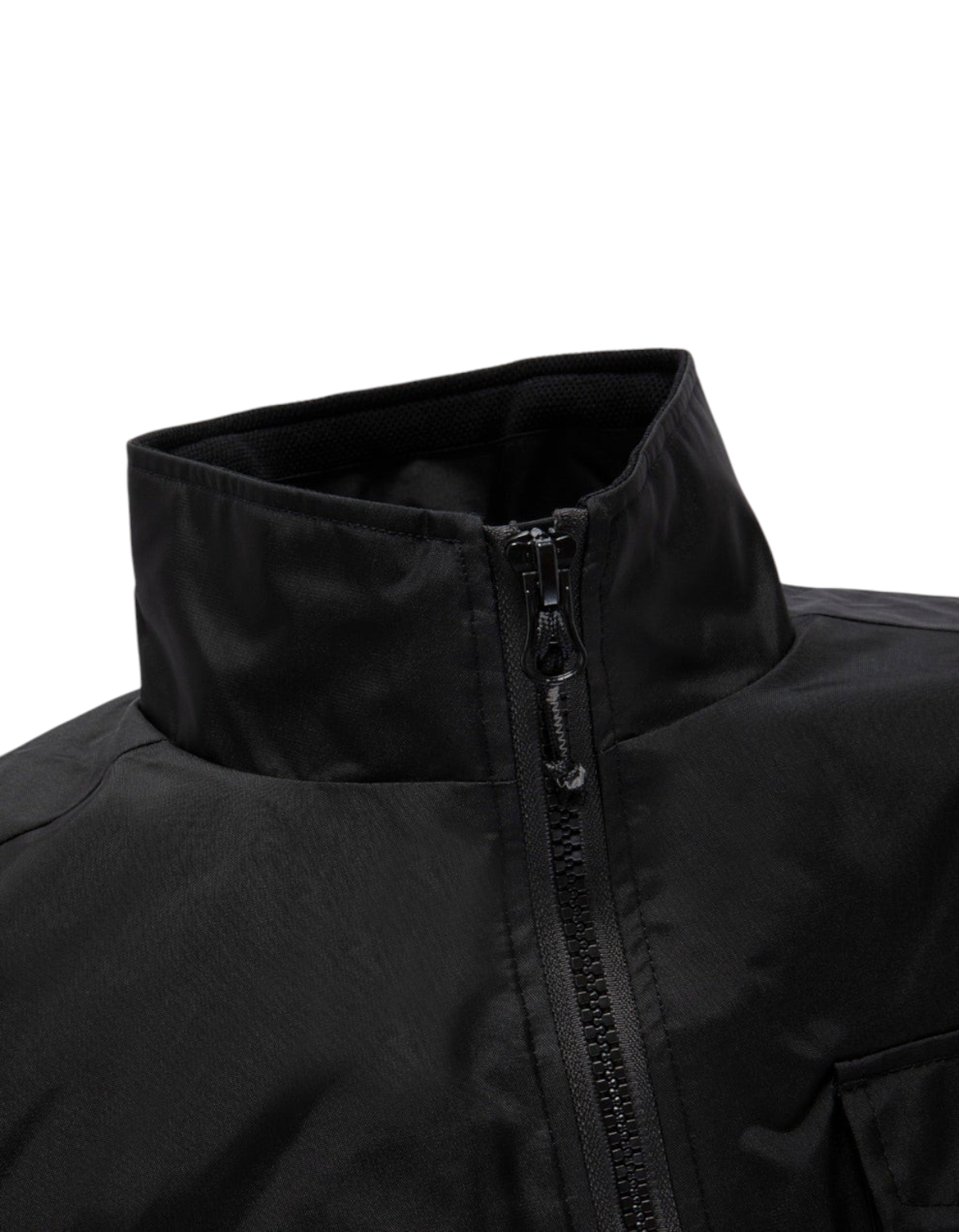 RefrigiWear Captain Jacket Black – dettaglio bomber in soft shell