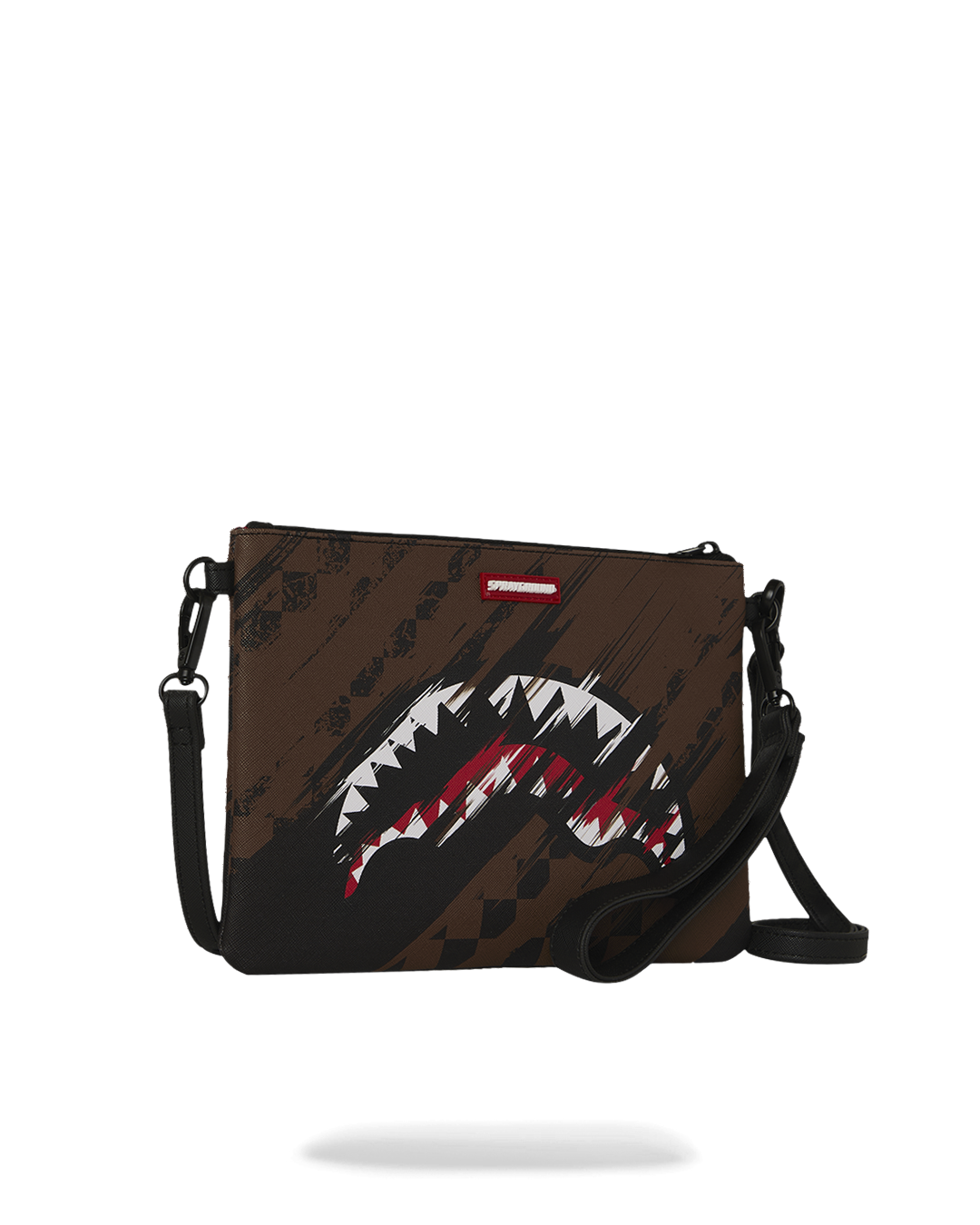 Smeared Grunge Crossbody Pouchette