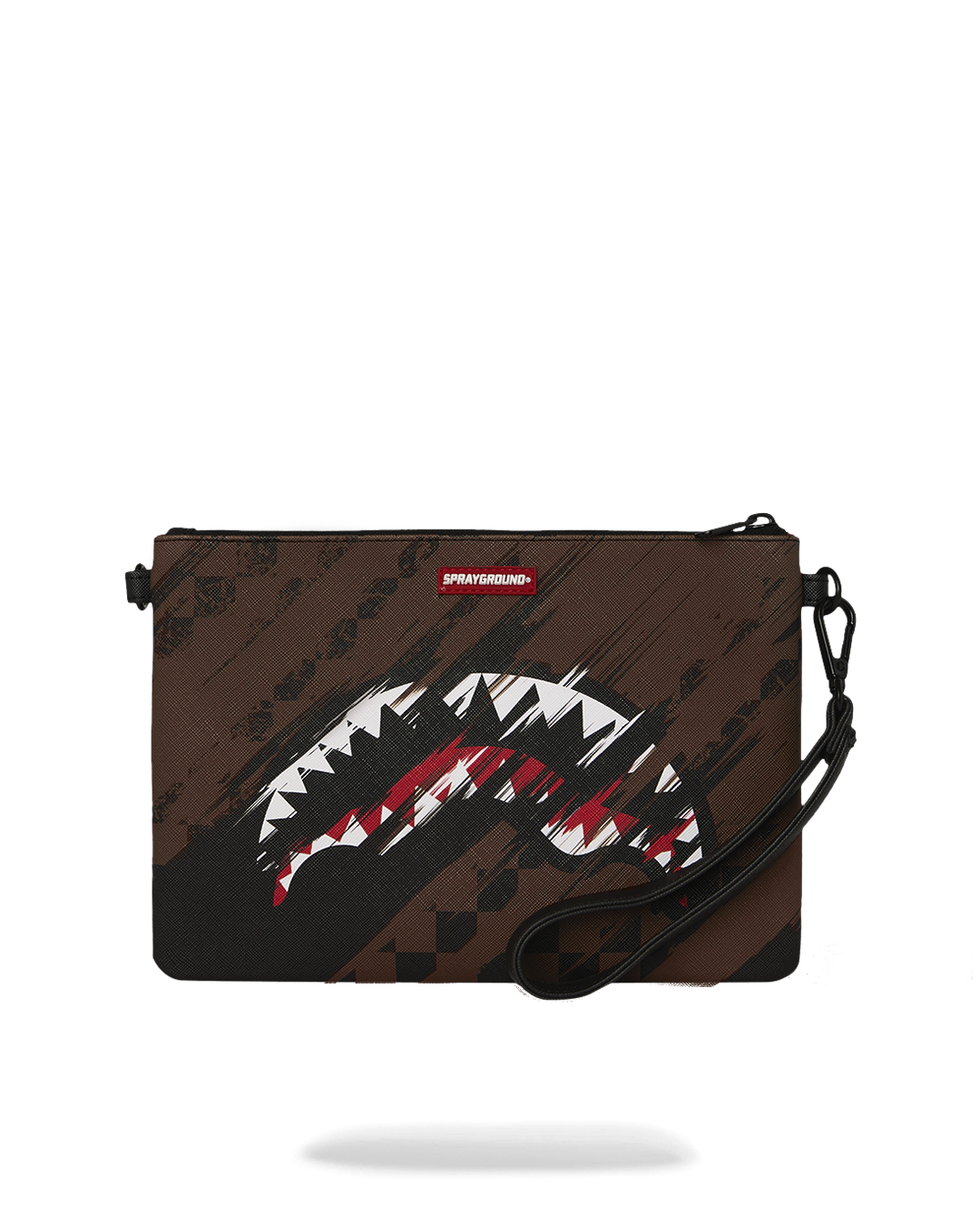 Smeared Grunge Crossbody Pouchette