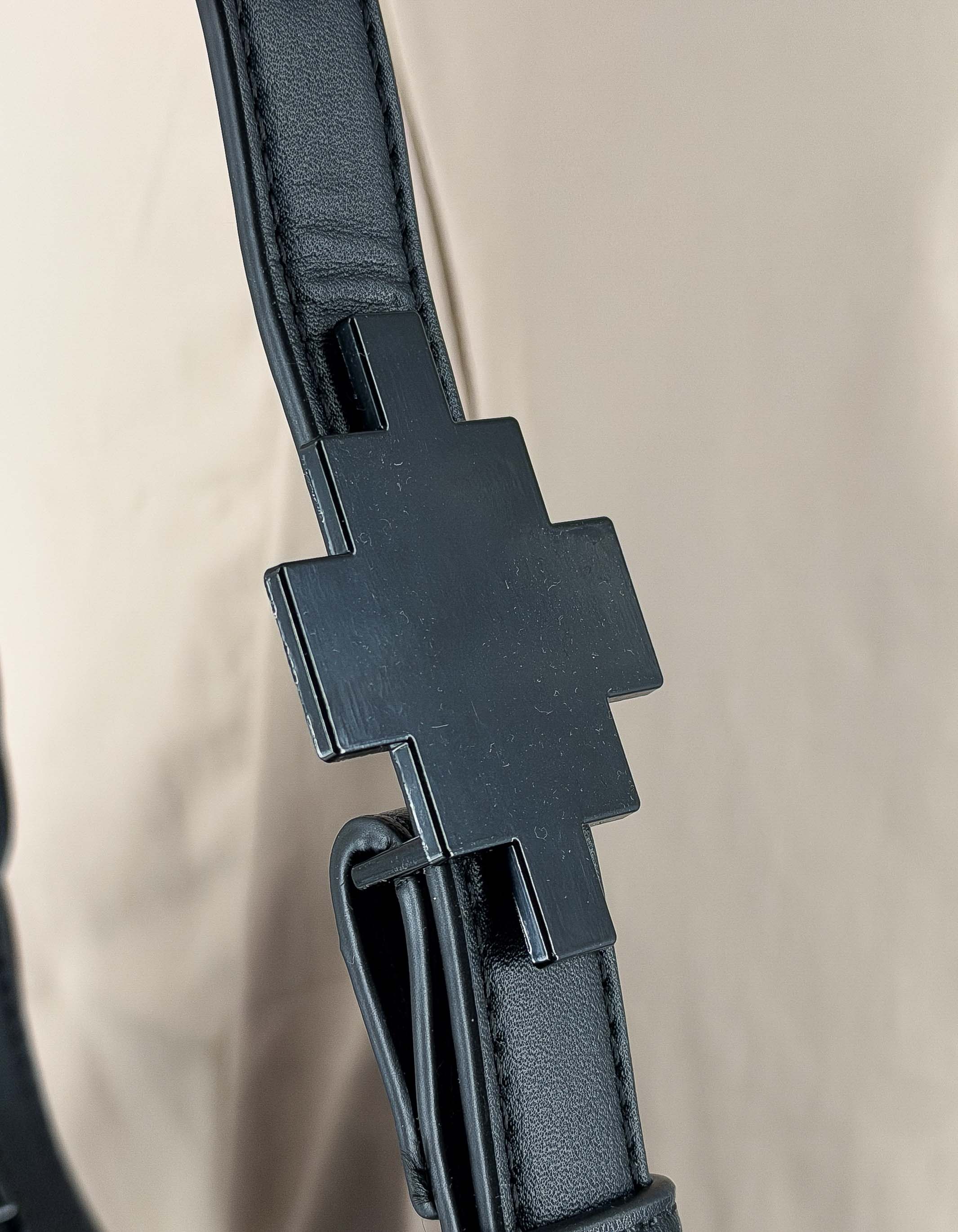 Mini Shoulder Bag Black / Leopard Wings