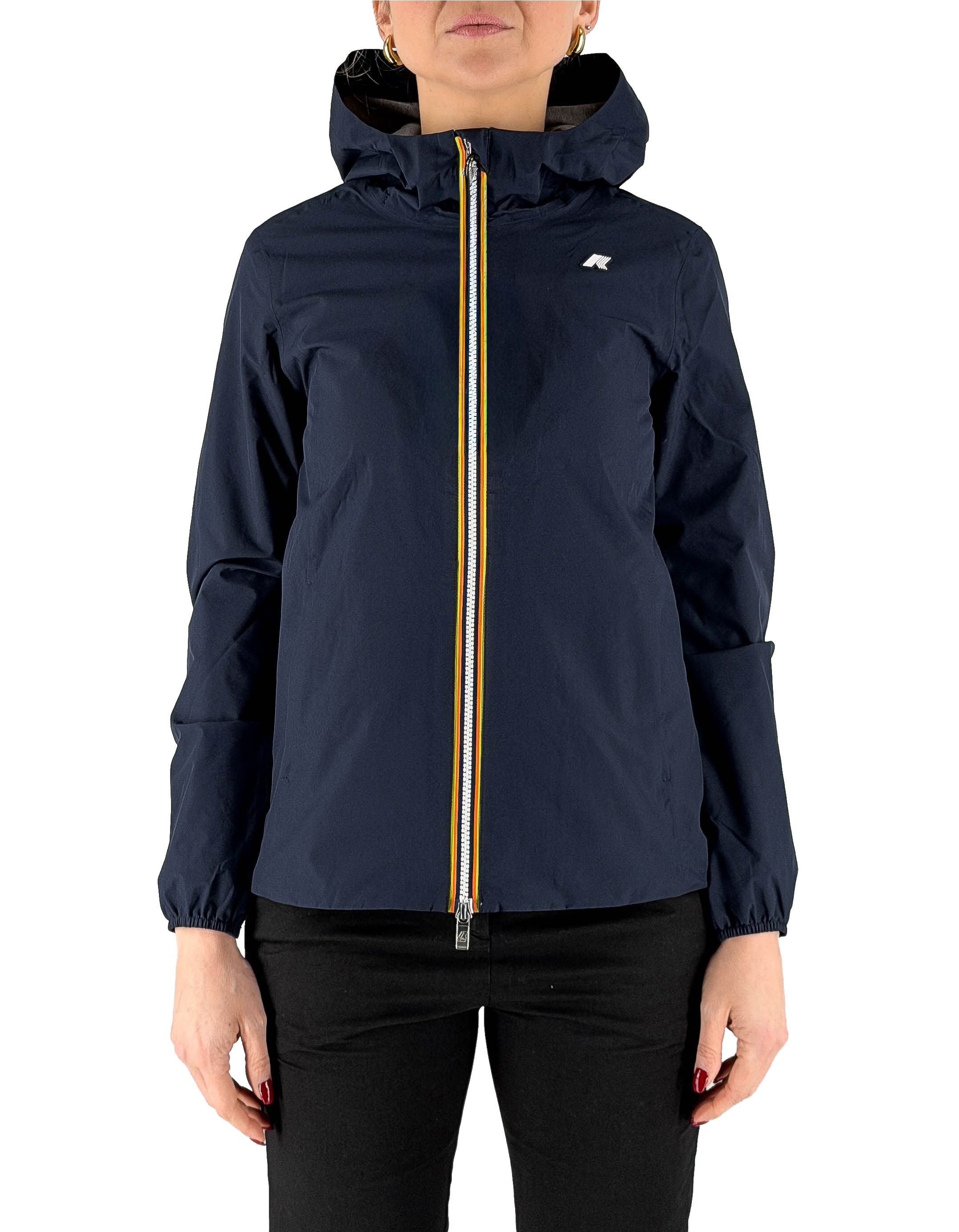 Giacca Marguerite Stretch Poly Jersey Blue Depth