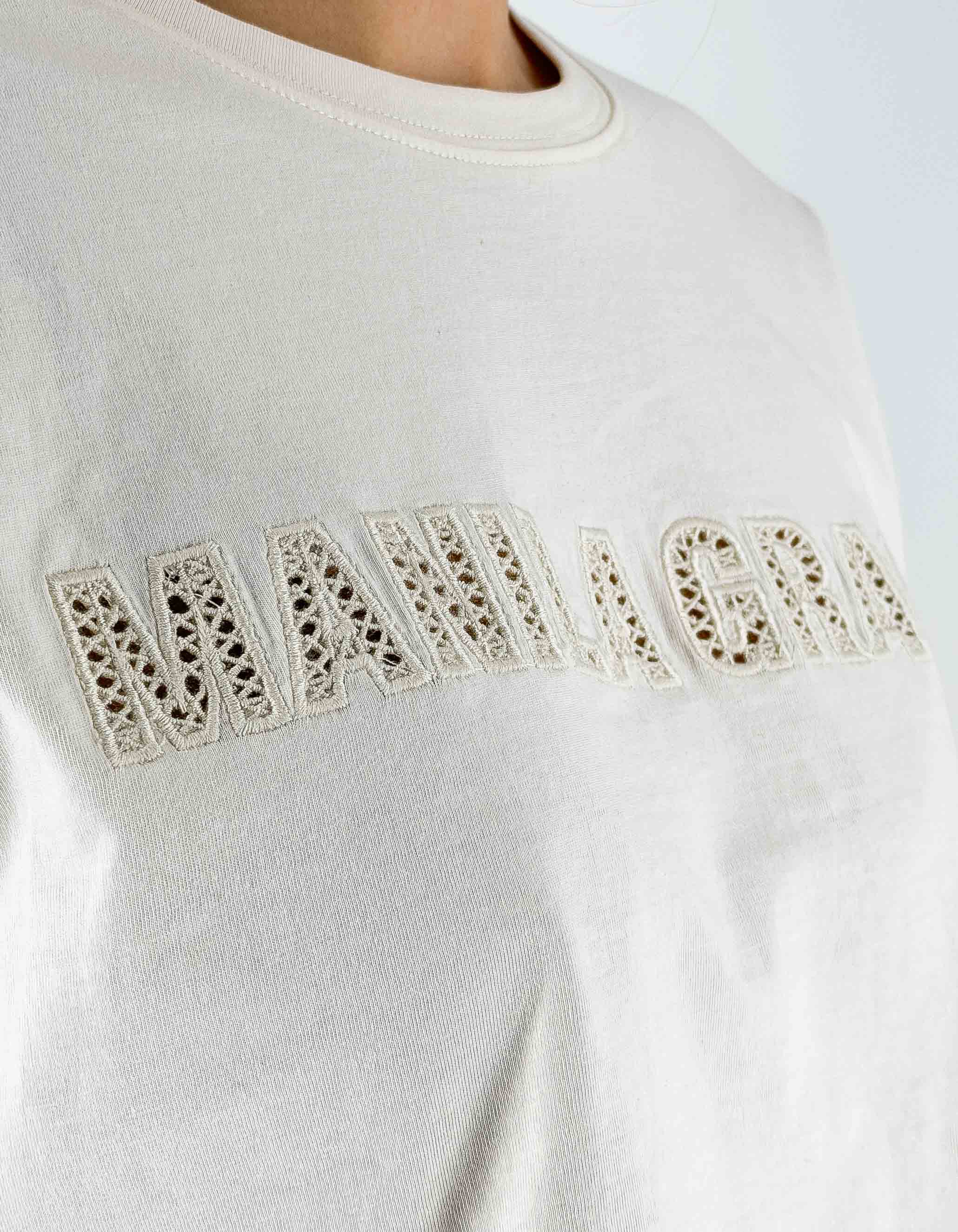 T-shirt Logata Ma148 Avorio