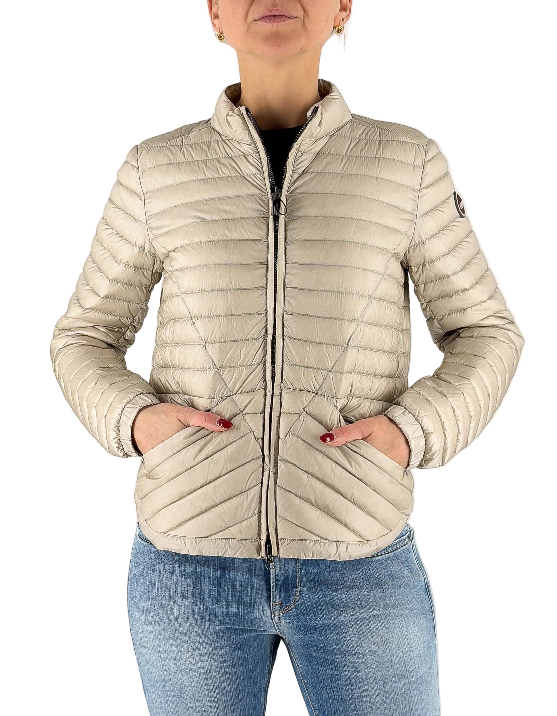 Piumino 100gr Donna Collo In Piedi