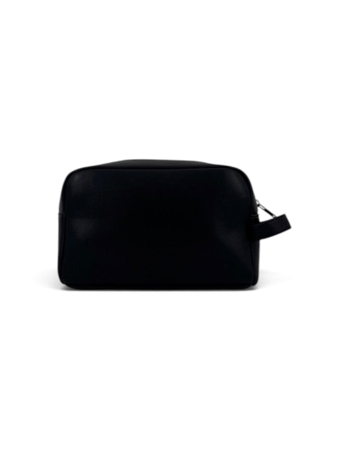 Beauty case DevidLabel Marcelo Burlon - County Of Milan in pelle nera con finitura smooth e dettaglio red snake