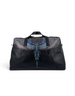 Borsone da viaggio DevidLabel Marcelo Burlon - County Of Milan nero con stampa ali Royal Wings e finitura textured