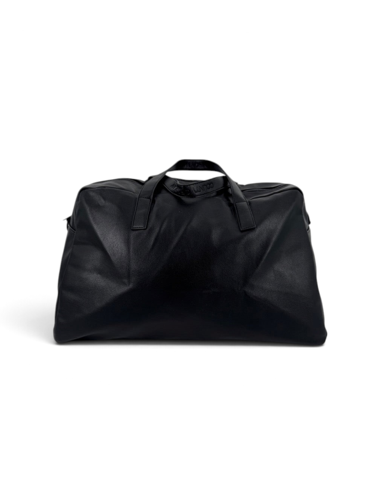 Borsone da viaggio DevidLabel Marcelo Burlon - County Of Milan nero con finitura textured e design unisex