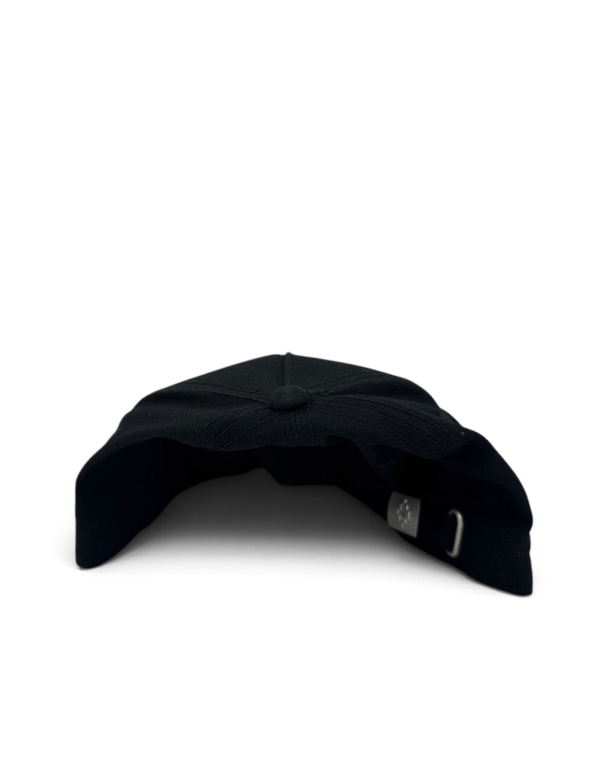 Cappellino baseball DevidLabel N0008 nero in cotone con chiusura posteriore regolabile