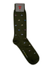 Calze uomo Red Sox Appeal in cotone verde militare con fantasia fuoristrada colorati