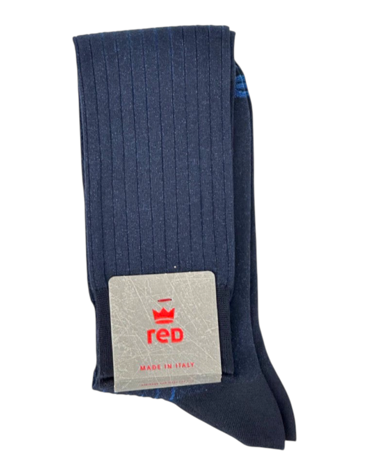 Calze lunghe da uomo Red Sox Appeal modello Costa Vanisé in cotone blu reale a coste