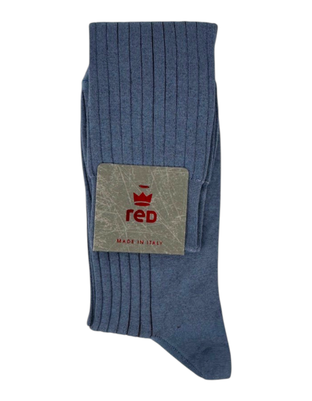 Calze lunghe uomo Red Sox Appeal modello Costa Vanisé in cotone colore carta da zucchero a coste