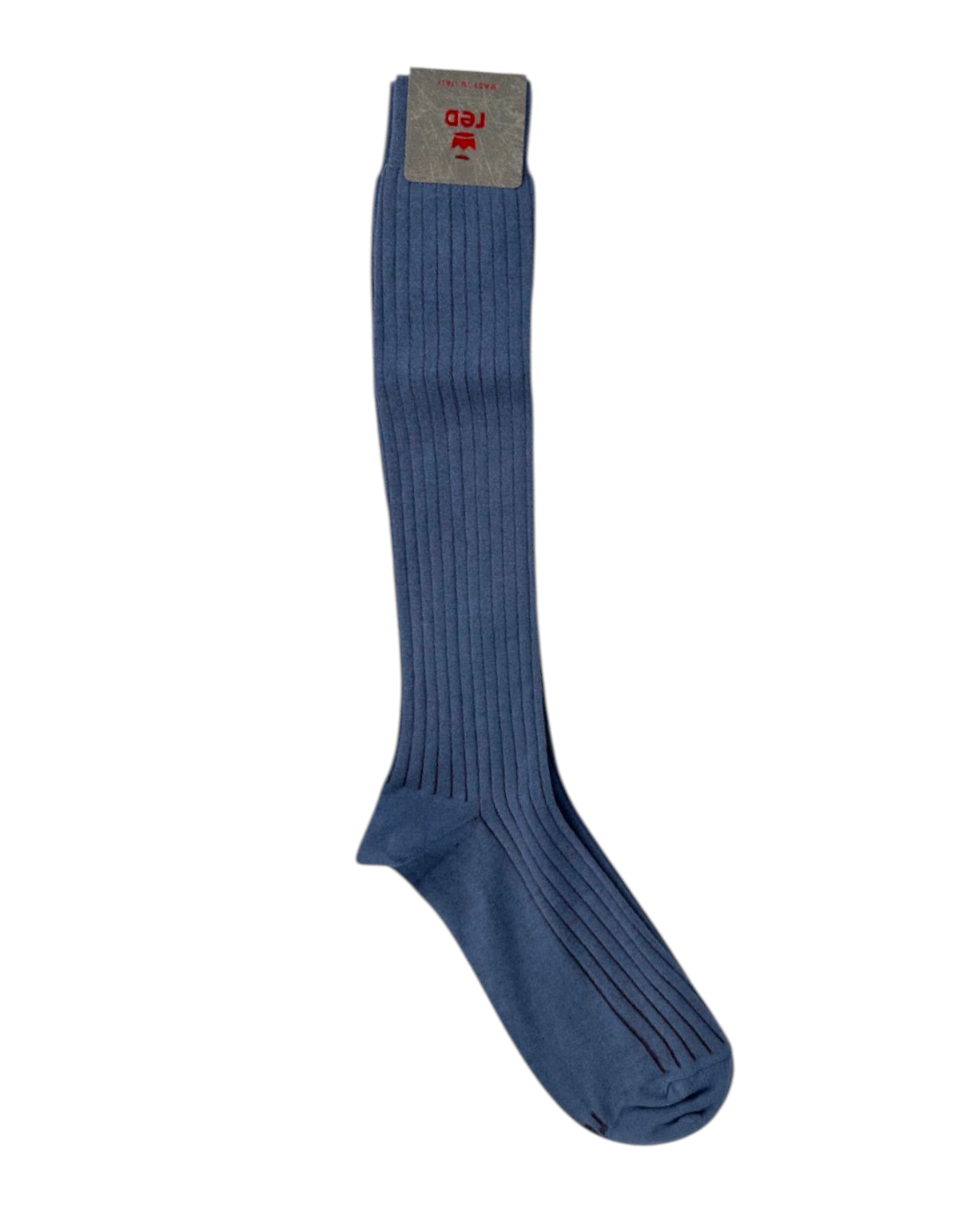 Calze lunghe da uomo Red Sox Appeal modello Costa Vanisé in cotone colore carta da zucchero a coste