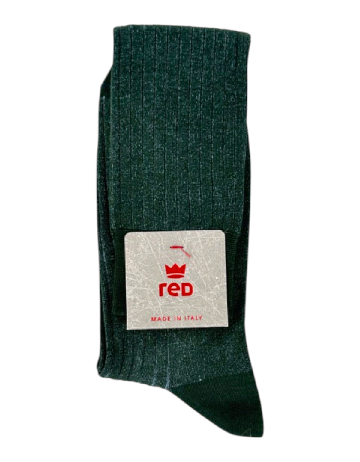 Calze lunghe da uomo Red Sox Appeal modello Costa Vanisé in cotone a coste color verde e azzurro