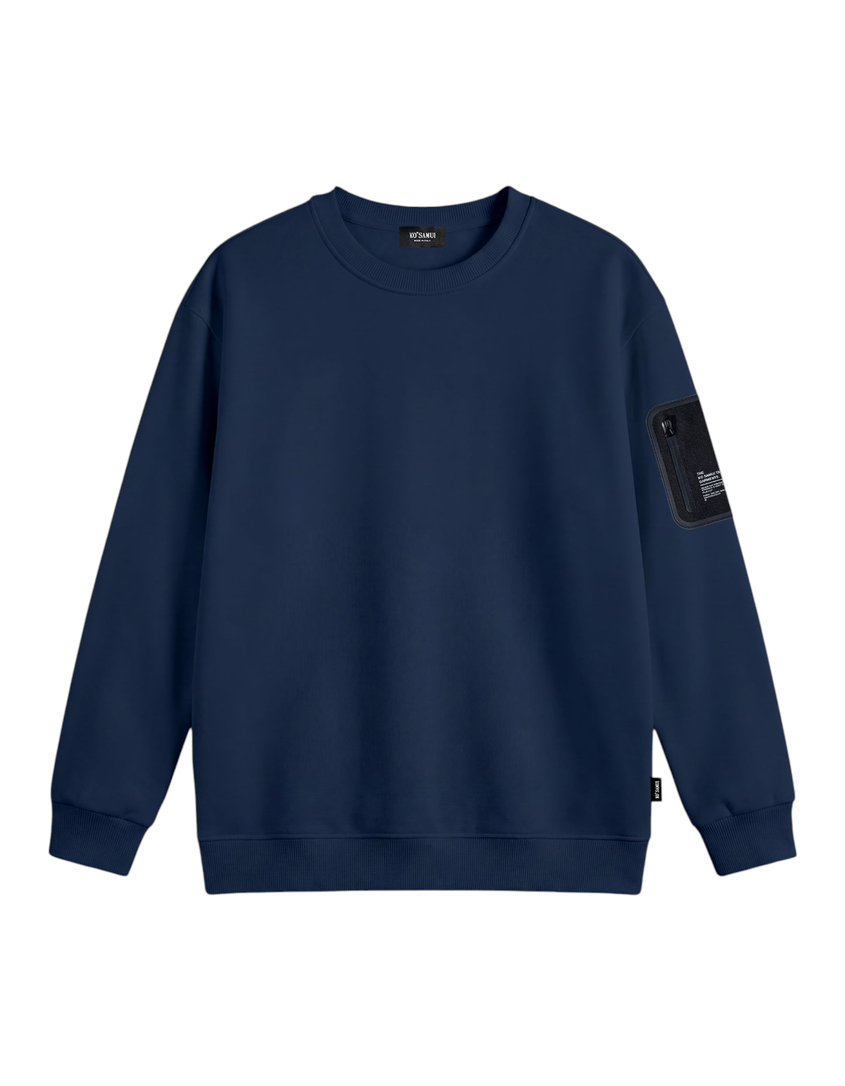 Ko Samui Repocket felpa girocollo navy - fronte