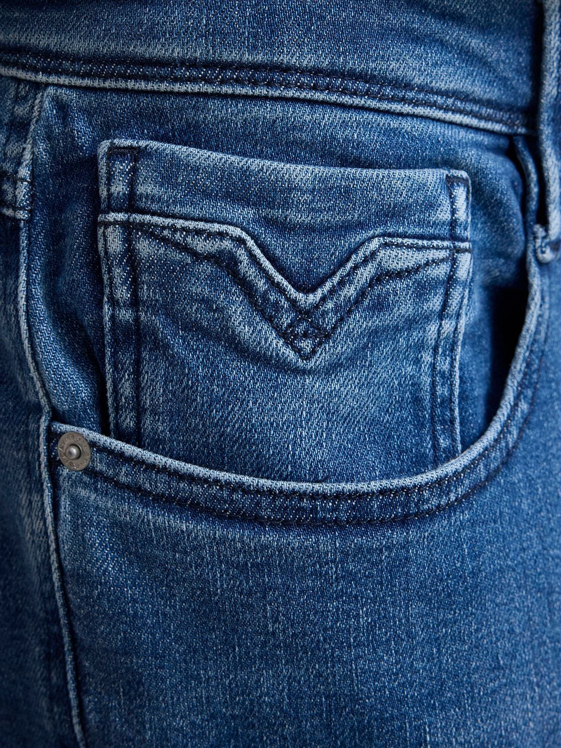 Replay Anbass Slim-Fit Jeans Medium Blue - dettaglio tasca