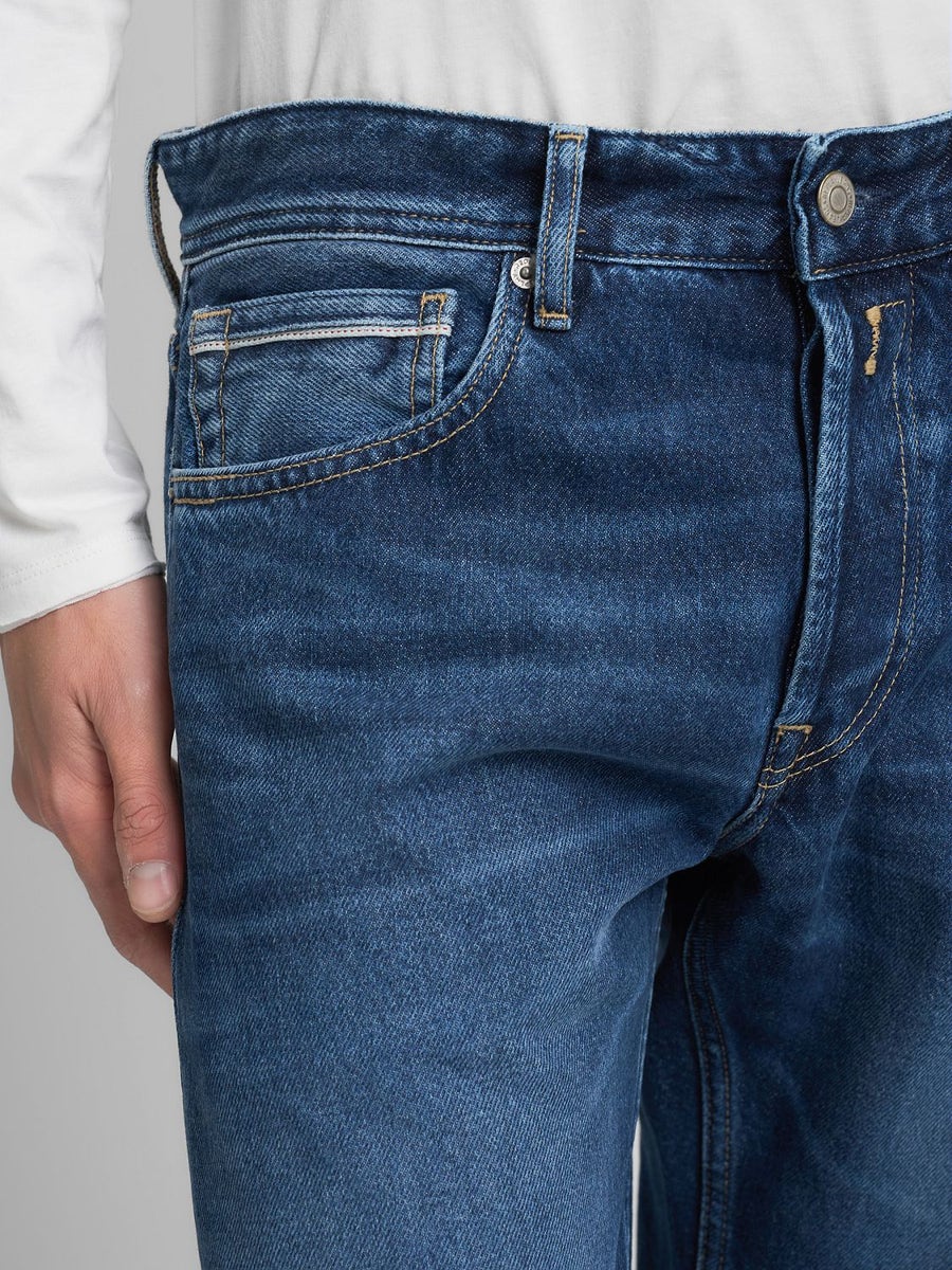 Replay Grover Straight-Fit Jeans Dark Blue - dettaglio 3