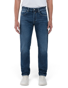 Grover Straight-Fit Jeans Dark Blue - vista F