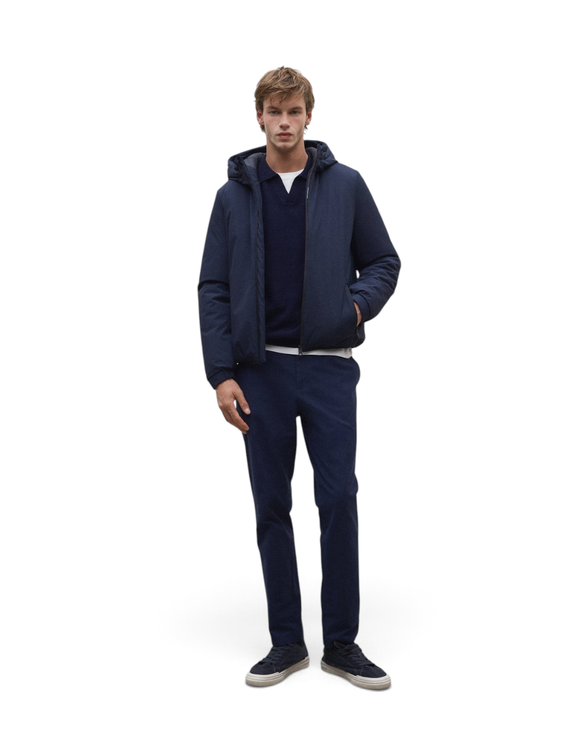 Giacca Cartes Deep Navy Ecoalf - foto 1