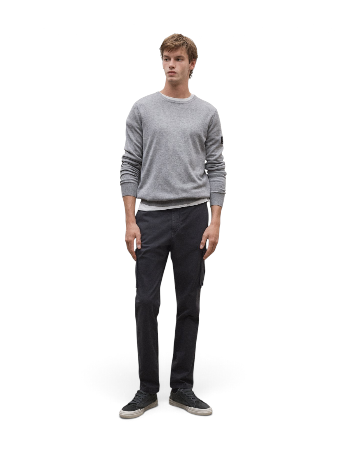 Maglia Bayona Medium Grey Melange Ecoalf - foto 1