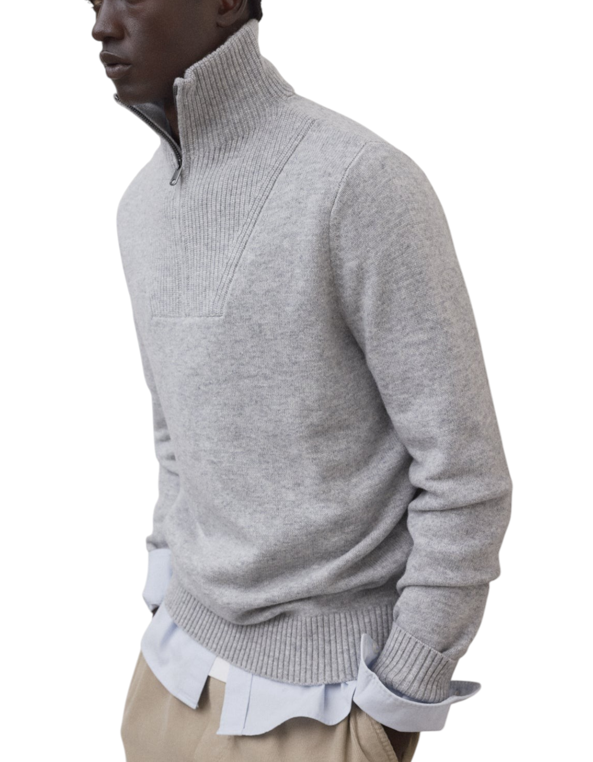 Maglia Yeclo Light Grey Melange Ecoalf - foto 2