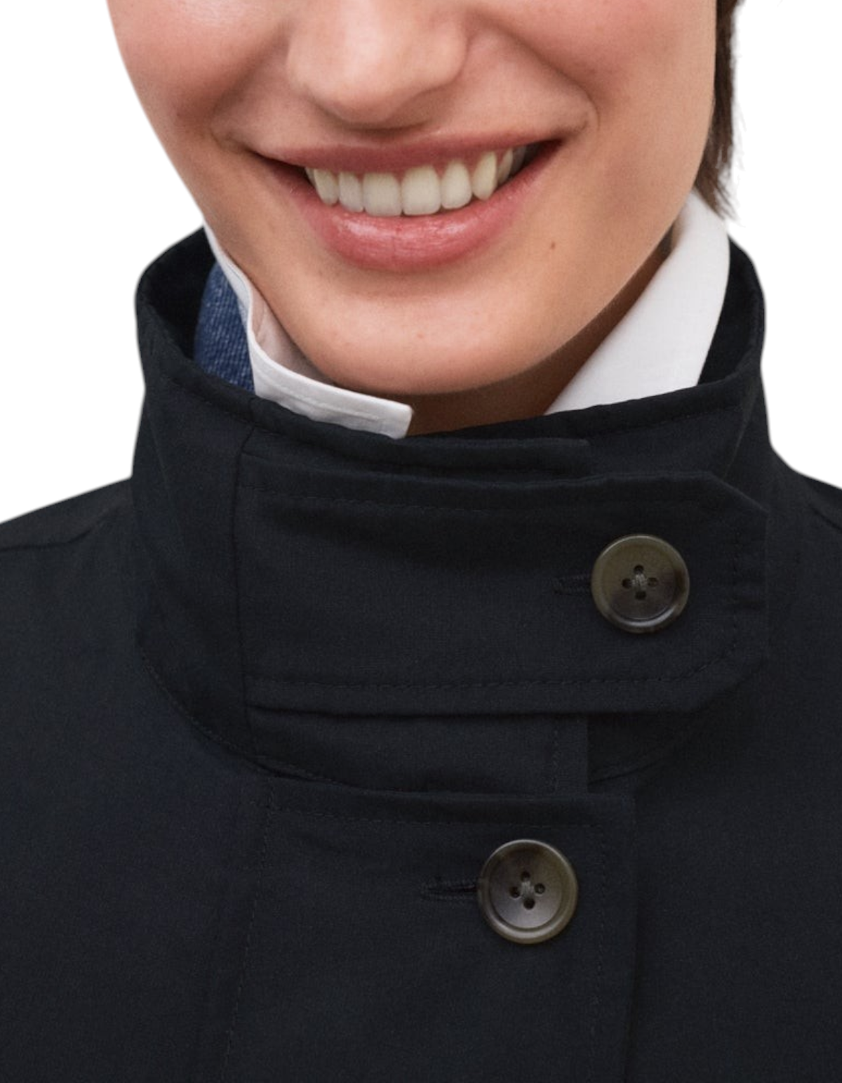 Giacca Lunga Nebu Dark Navy Ecoalf - foto 3