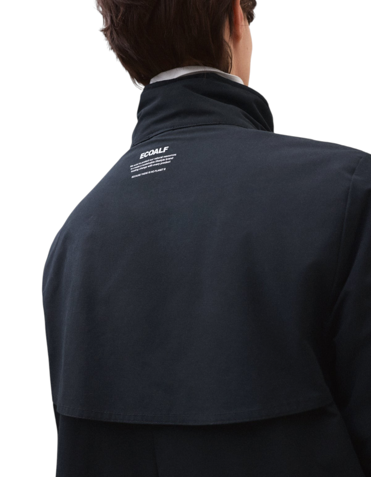 Giacca Lunga Nebu Dark Navy Ecoalf - foto 5