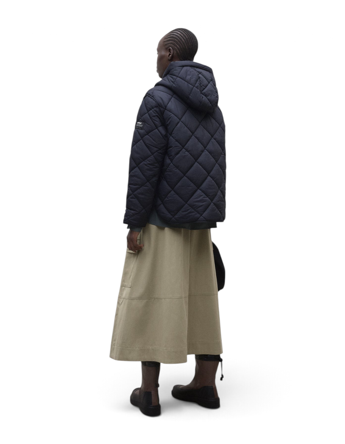 Giacca Verin Navy Black Ecoalf - foto 3