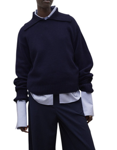 Maglia Adria Deep Navy Ecoalf - foto 2