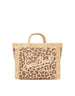 Bag Colette Straw Leopard 18 Emb