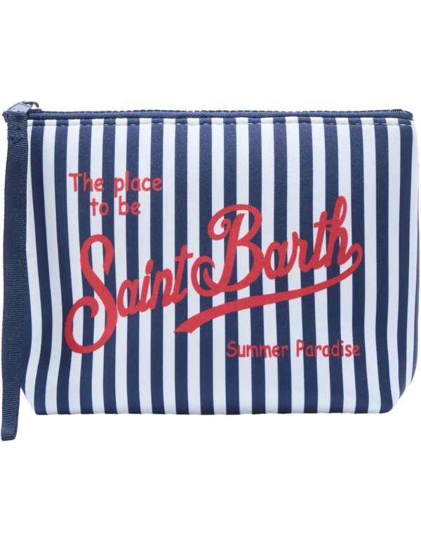 Aline Stripes Mini V 61 clutch bag