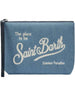 Aline Light Denim Clutch