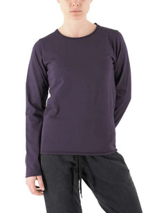 T – Shirt A Manica Lunga Alicante Viola Scuro – Devid Label