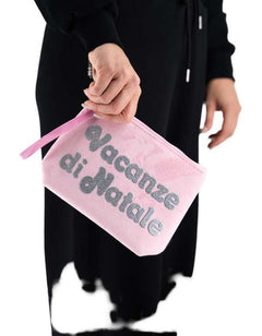 MC2 Saint Barth Pochette Aline Wool Effect Vacanze di Natale Lurex – Pochette e Borselli