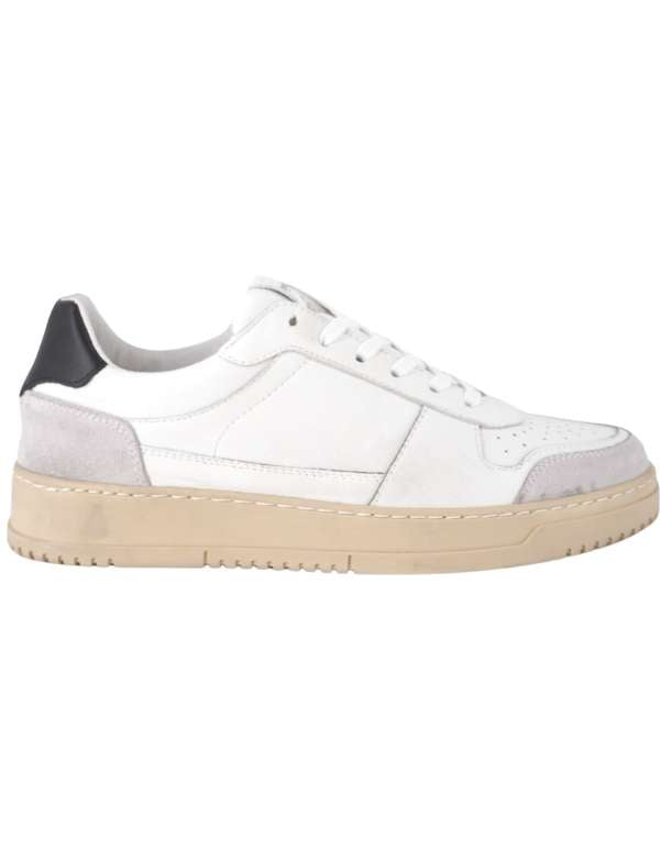 Sneaker Unisex In Nappa E Camoscio