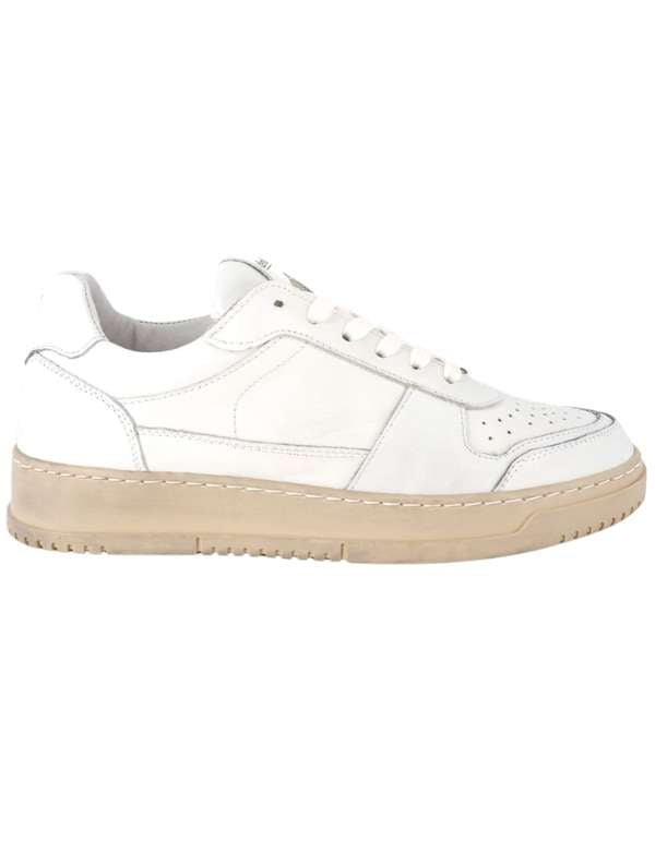 Sneaker Unisex In Nappa E Camoscio