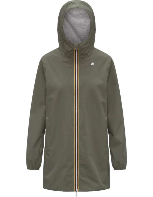 Sophie Stretch Poly Jersey Green Lichen Jacket