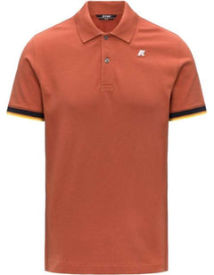 Polo Vincent Pique Orange Brownish