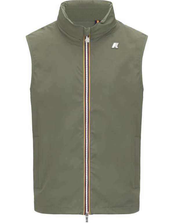 Valen Stretch Nylon Jersey Green Lichen Vest