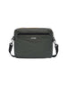 Moire Green Blackish Purse