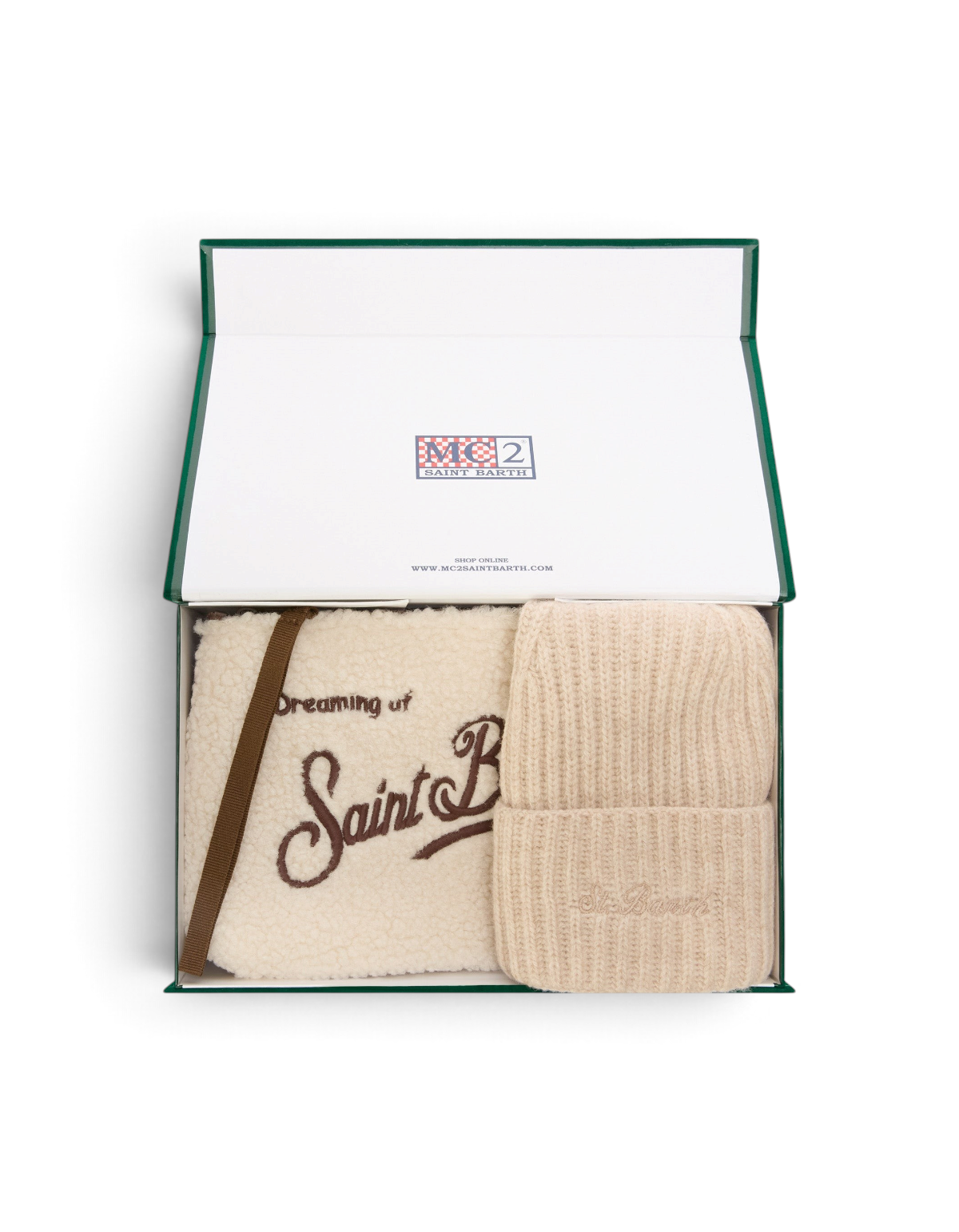 MC2 Saint Barth Gift Box Woman Teddy beige — fronte